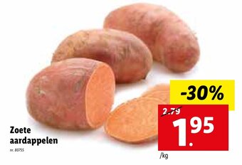 Lidl Zoete aardappelen aanbieding