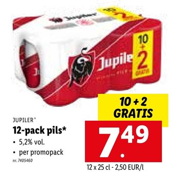 Jupiler 12-pack pils