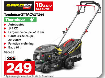 Gardeo Tondeuse Gttac41t144
