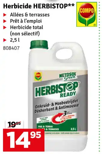 Compo Herbicide Herbistop** 2,5 L