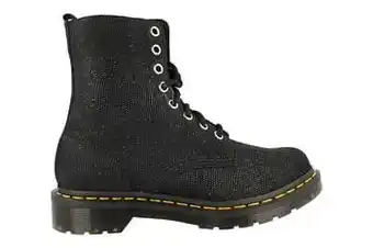 Berca Shoes Dr. Martens Bottine Dames Trend Glitter 1460 Pascalblack Glitter - Zwart aanbieding