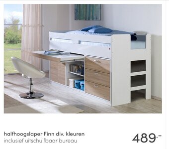 Baby & Tiener Halfhoogslaper Finn div. kleuren aanbieding