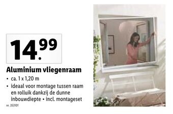 Lidl Aluminium vliegenraam aanbieding