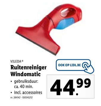 Lidl Vileda Ruitenreiniger Windomatic aanbieding