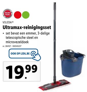 Lidl Vileda Ultramax-reinigingsset aanbieding