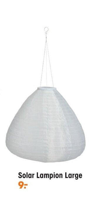 Solar lampion large