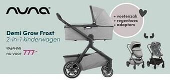 Baby & Tiener Demi grow frost 2-in-1 kinderwagen aanbieding