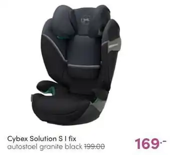 Baby & Tiener Cybex solution s i fix autostoel granite black aanbieding