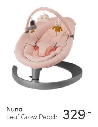 Baby & Tiener Nuna leaf grow peach aanbieding