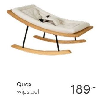 Baby & Tiener Quax wipstoel aanbieding