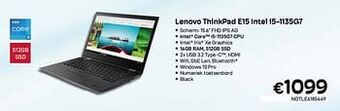 CompuDeals Lenovo thinkpad e15 intel i5-1135g7 aanbieding
