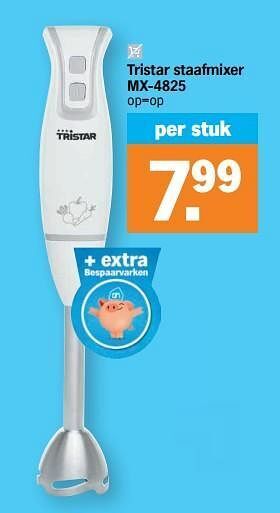 Albert Heijn Tristar staafmixer mx-4825 aanbieding