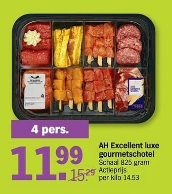 Albert Heijn Ah excellent luxe gourmetschotel aanbieding