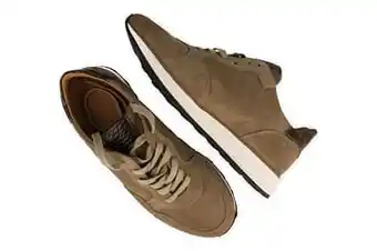 Berca Shoes Dozo Veterschoen Heren - Beige aanbieding