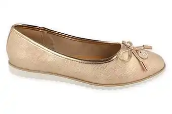 Berca Shoes Sprox Ballerina Dames Vegan - Rosegold aanbieding