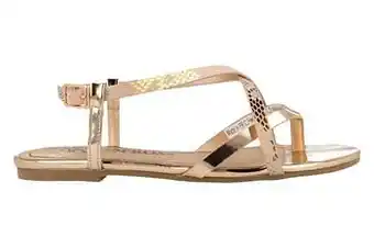 Berca Shoes Sprox Sandaal Dames - Rosegold aanbieding
