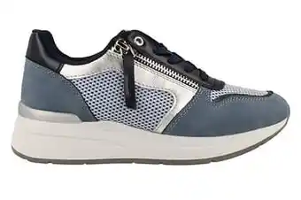 Berca Shoes Sprox Sneaker Laag Dames - Blauw aanbieding