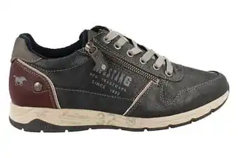 Berca Shoes Mustang Veterschoen Heren Functionele Rits - Blauw aanbieding