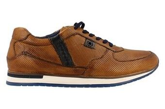Berca Shoes Bugatti Veterschoen Heren - Cognac aanbieding