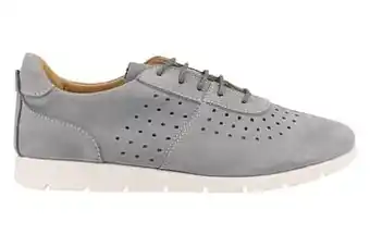 Berca Shoes Darkwood Veterschoen Dames Volledig Leder Ultra Light/soft - Lichtblauw aanbieding