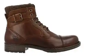 Berca Shoes Mustang Bottine Heren - Bruin aanbieding
