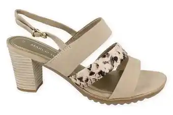 Berca Shoes Marco Tozzi Sandaal Dames - Beige aanbieding