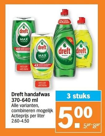 Albert Heijn Dreft handafwas aanbieding