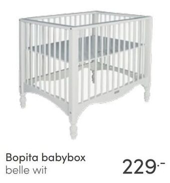 Baby & Tiener Bopita babybox belle wit aanbieding