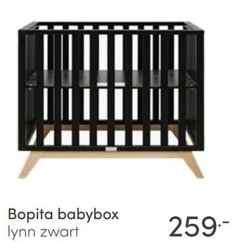 Baby & Tiener Bopita babybox lynn zwart aanbieding