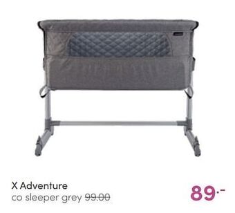 X adventure co sleeper grey