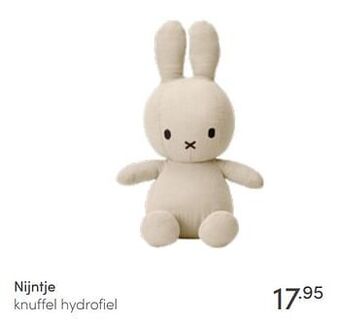 Baby & Tiener Nijntje knuffel hydrofiel aanbieding