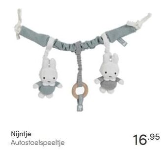Baby & Tiener Nijntje autostoelspeeltje aanbieding