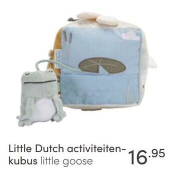 Baby & Tiener Little dutch activiteitenkubus little goose aanbieding