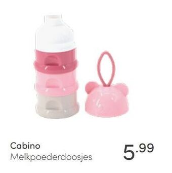 Baby & Tiener Cabino melkpoederdoosjes aanbieding