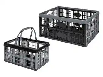 Lidl Livarno Home Vouwkrat, set van 2, 32 L / 16 L aanbieding