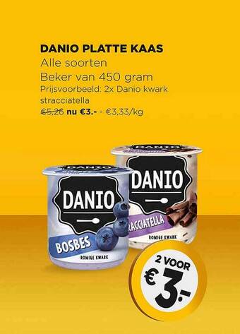 Jumbo Danio Platte Kaas aanbieding
