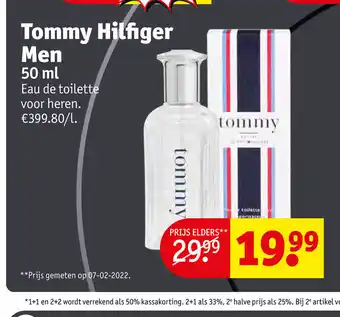 Kruidvat Tommy Hilfiger Men 50 ml aanbieding
