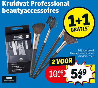 Kruidvat Professional beautyaccessoires aanbieding