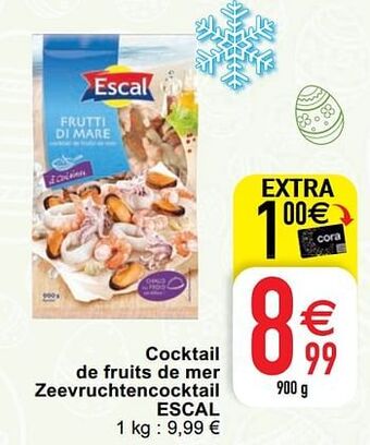 Cora Cocktail de fruits de mer zeevruchtencocktail escal aanbieding