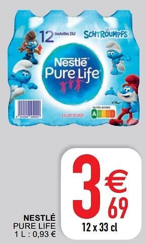 Cora Nestlé pure life aanbieding