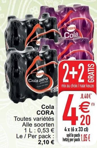 Cora Cola cora aanbieding
