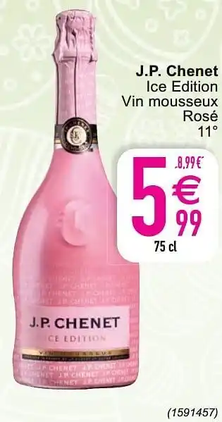J.p. chenet ice edition vin mousseux rosé