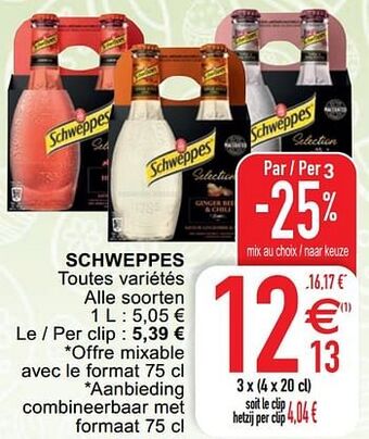 Cora Schweppes aanbieding