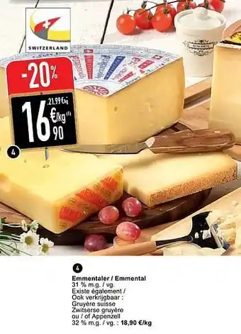 Cora Emmentaler - emmental aanbieding