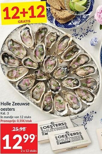 Intermarché Holle zeeuwse oesters aanbieding