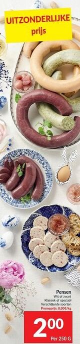 Intermarché Pensen wit of zwart klassiek of speciaal aanbieding