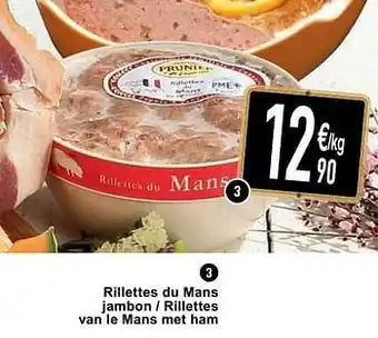 Rillettes du mans jambon - rillettes van le mans met ham