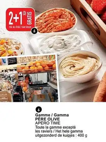 Cora Gamme - gamma père olive apéro time aanbieding