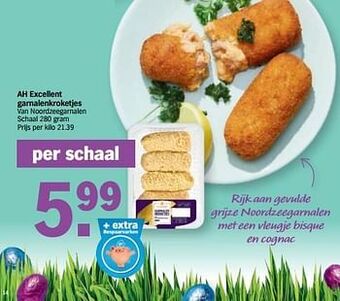 Albert Heijn Ah excellent garnalenkroketjes aanbieding
