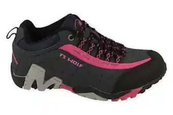 Wolf Wandel-& Bergschoen Dames Extra Comfort - Zwart